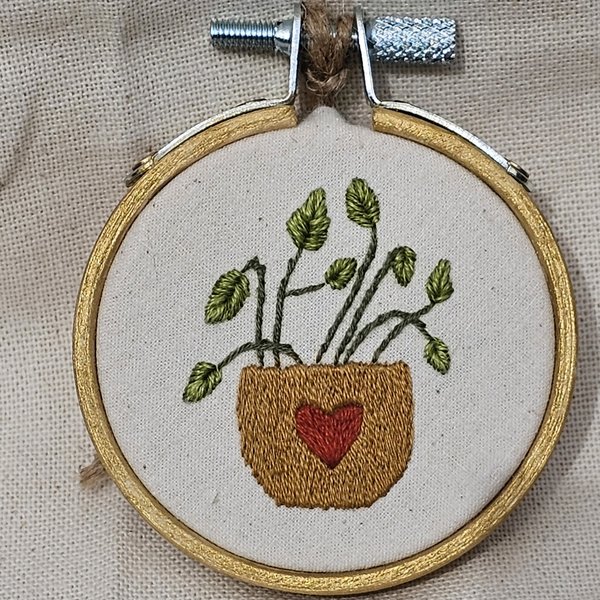 Embroidered Hoop Art